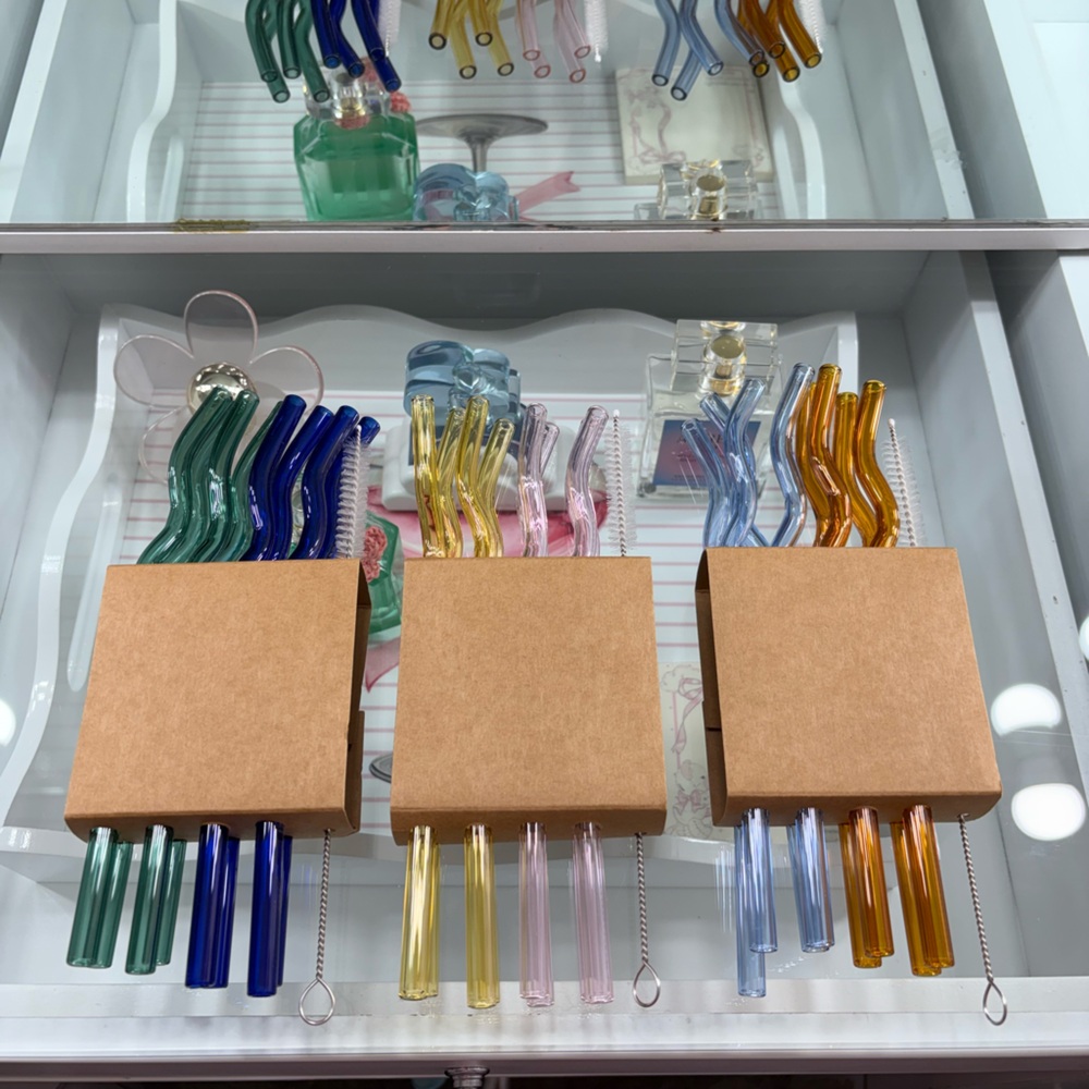 Multi colored Straws